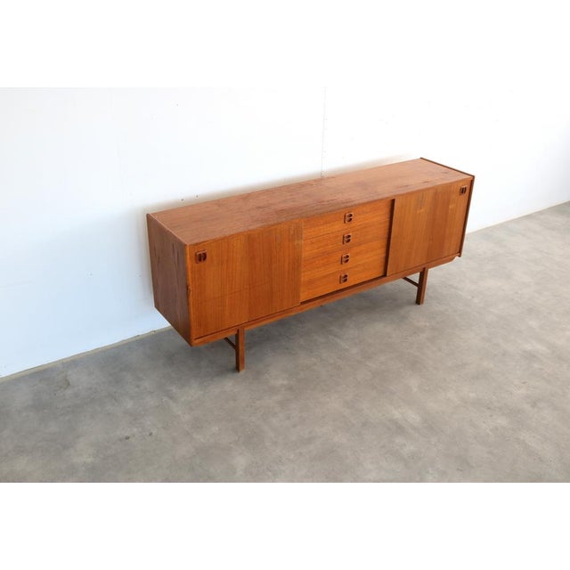 1960s Vintage Swedish Sideboard in Teak, 1960s For Sale - Image 5 of 11
