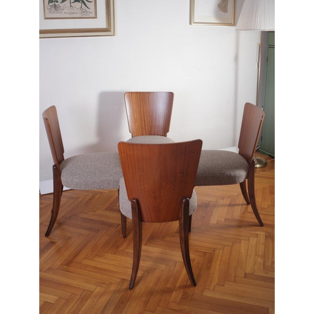 Dining Chairs by Jindrich Halabala for Up Zavody, 1950s, Set of 4 For Sale - Image 4 of 18
