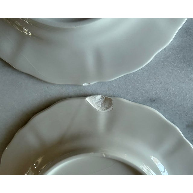 Vintage French Bistro Lunch Plates - Set of 4 For Sale - Image 9 of 9