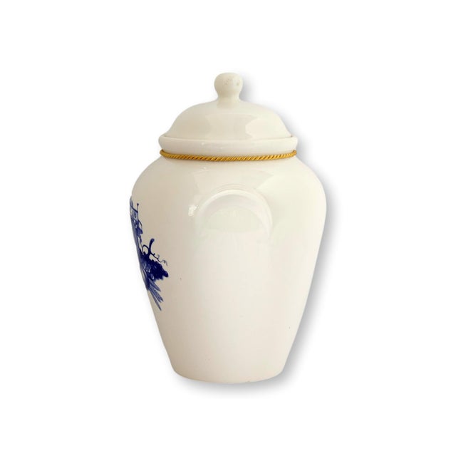 American Mid 20th Century Large Buffalo Pottery Niagara Falls Bakery Biscotti Jar For Sale - Image 3 of 7