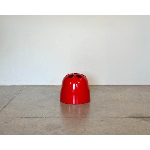 Dedalo umbrella stand by Emma Gismondi Schweinberger for Artemide, 1960s, red This piece has an attribution mark, I am...