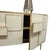 Wood Italian Sideboard in Ivory Glass and Brass from Justfurnituress SRL For Sale - Image 7 of 13