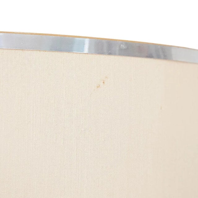 Metal Table Lamp with Fabric Shade, 1970s For Sale - Image 10 of 13