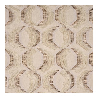Schumacher Samira Fabric In Birch For Sale