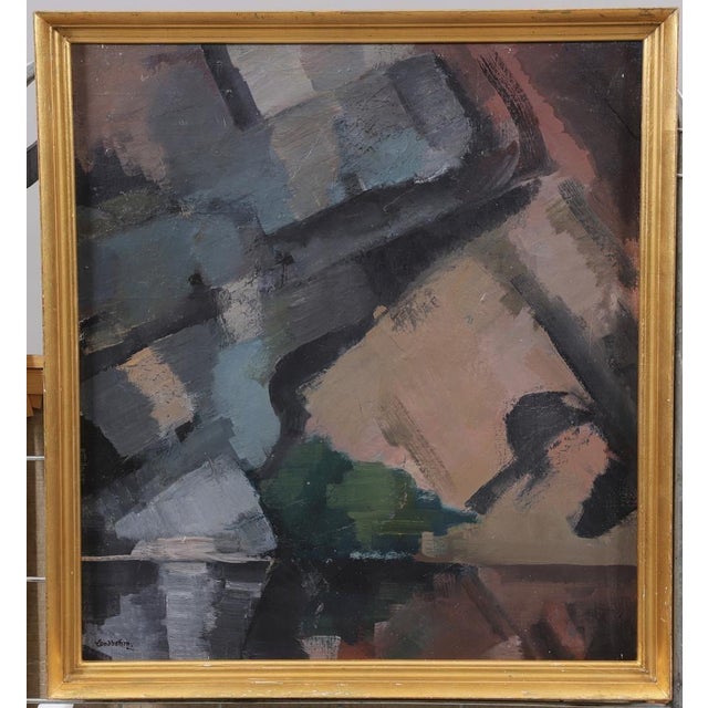 Sixten Lundbohm, Composition, 1950s, Oil on Canvas, Framed For Sale - Image 17 of 17