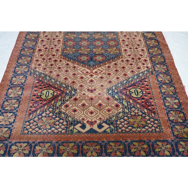 Antique Kashan Rug 4'7'' x 7'0'' For Sale In New York - Image 6 of 10