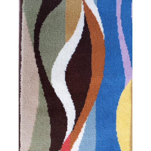Wool Sun Rug, Italy, 1970s For Sale - Image 11 of 14