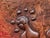 This unique artistic relief comes from Africa and is made using the traditional technique of pressing into a copper sheet,...