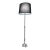 French 1940’s Silver Plated Floor Lamp For Sale