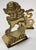 Vintage Asian Motif Brass Bookend Pair For Sale - Image 4 of 5