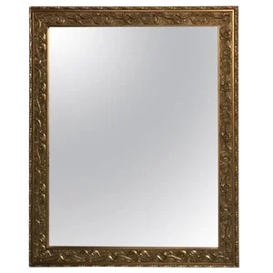 Giltwood Mirror With Scroll Work