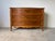 1960s Vintage French Provincial Louis XV Style Walnut & White Marble Top Three-Drawer Commode For Sale - Image 4 of 17