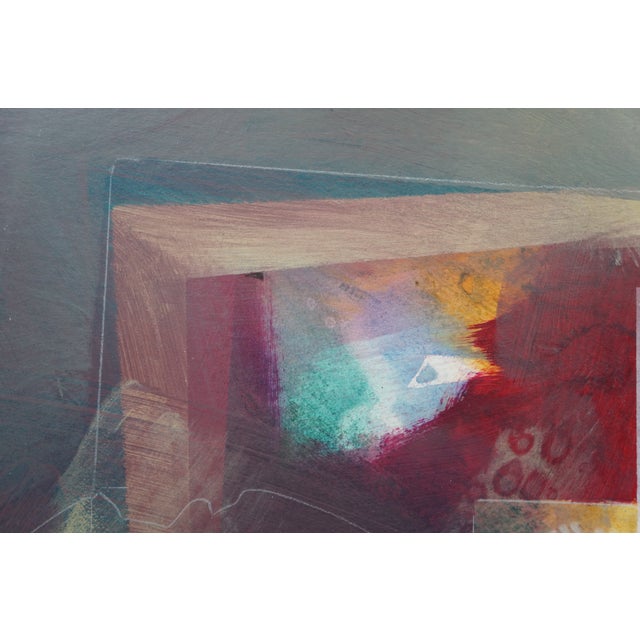 Tom Anderson XL Modern Mixed Media Abstract Expressionist Art 50" For Sale - Image 6 of 12