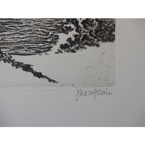 Jacques Houplain, Shores of No Return, Etching For Sale - Image 5 of 6