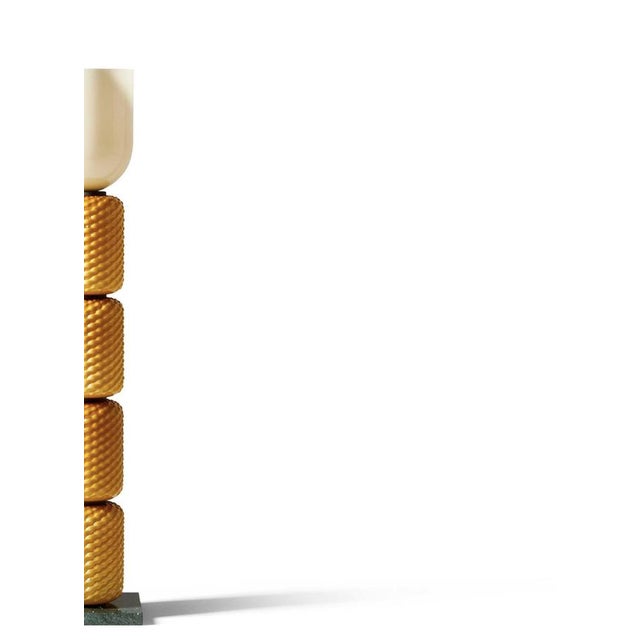 Mid-Century Modern Ficupala Floor Lamp in Blown Glass and Marble by Cassina For Sale - Image 3 of 16