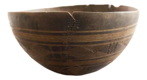Vintage African Wooden Bowl