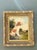 Green Vintage Landscape Oil Painting With Dog For Sale - Image 8 of 14