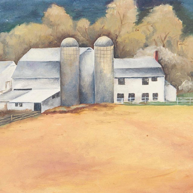 1940s Vintage Wpa Style Farmhouse In San Marcos Texas Painting