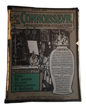 The Connoisseur 1904 Antiques and Collectors