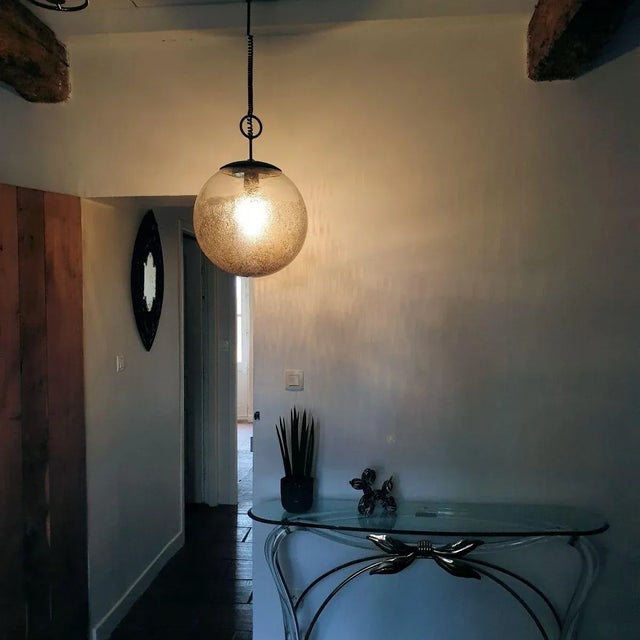 1960s Murano Glass Mid-Century Chandelier by Mazzega 1960s For Sale - Image 5 of 12