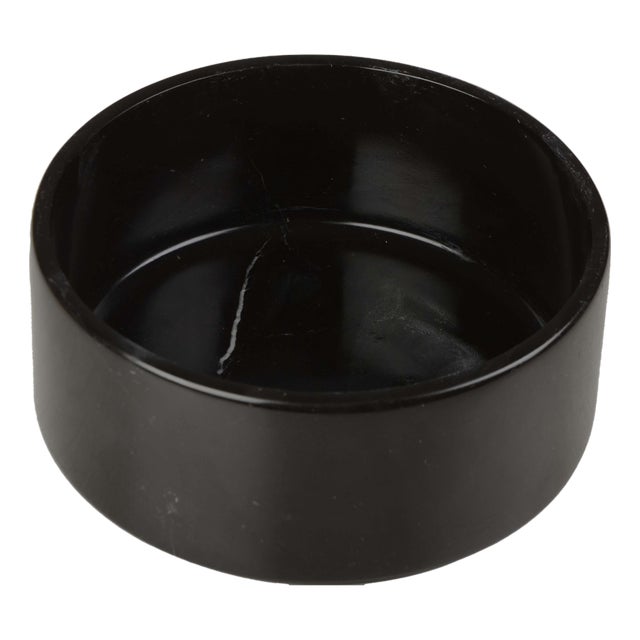 Black Marble Joie Fruit Bowl by Nina Magon For Sale
