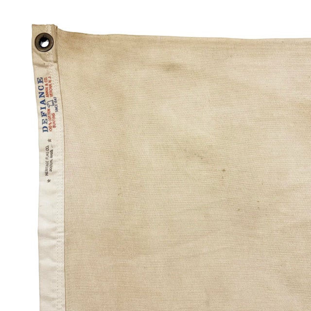 Vintage Cotton State Flag of Massachusetts For Sale - Image 4 of 5