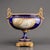 French Cobalt Blue Porcelain Urn Vase by Delinière, 1880-1900 For Sale - Image 3 of 13