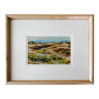 Late 20th Century Impressionist Landscape Painting For Sale