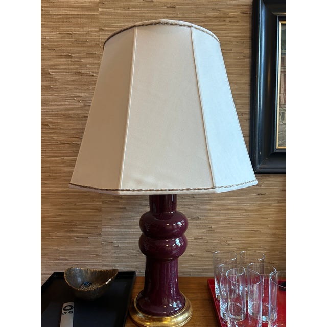 2020s Pair of Silk Lampshades With Metallic Trim For Sale - Image 5 of 9
