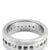 Metal Men’s Retired Gucci 18k White Gold 0.99ctw Diamond Eternity Spinning Band Ring, Size 10 For Sale - Image 7 of 8