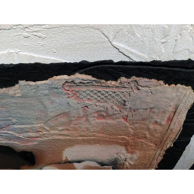 Paper 1990s Michael Casey "Dream Hide I" Original Watercolor on Cast Paper on Board Hand Signed For Sale - Image 7 of 12