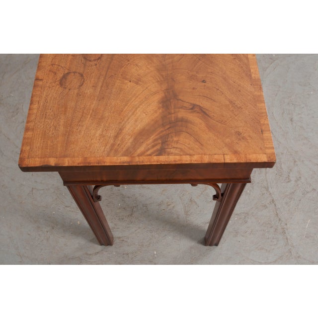 Dutch 18th Century Mahogany and Walnut Console-Serving Table For Sale - Image 12 of 13