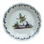 Early 19th Century French Faience Bird Plate Nevers For Sale