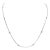 Diamond Station Necklace in 14kt White Gold – 0.32ctw, 17.5in, New For Sale