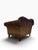 Oversized Leopard Print Club Lounge Chair | Rolled Arms & Camelback Crest | Includes Bolster Pillow For Sale - Image 14 of 16