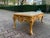 1970s Italian Baroque Gold Beech Marble Coffee Table For Sale - Image 10 of 12