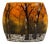 Art Nouveau Cameo Vase with Winter Landscape from Daum Nancy, France, 1900 For Sale