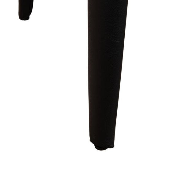 Hola Leather Chairs in Black from Cassina, Set of 8 For Sale - Image 6 of 14