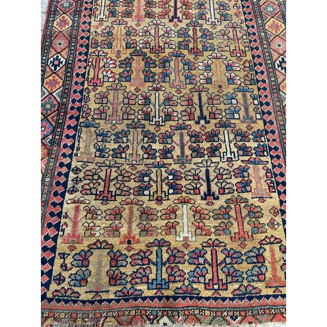 Very decorative and antique Caucasian or Kurdish rug from middle of the 19th century with beautiful stylized designs and...