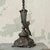 Antique Candleholder in Cast Spelter with Putto, Late 19th Century For Sale - Image 9 of 11