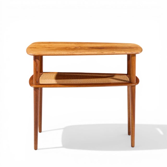 Wood Peter Hvidt Mid Century End Table For Sale - Image 7 of 9