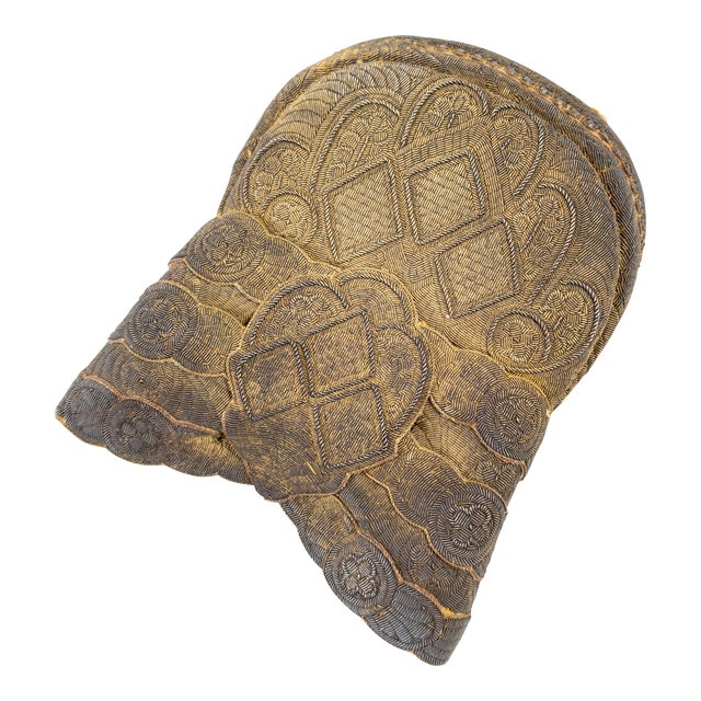 19th Century German Riegelhaube Decorative Silk Hat Bonnet Wall Decor For Sale