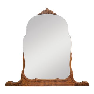 Art Deco Oak Dresser Mirror For Sale