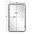 New Suspended Frame Mirror For Sale - Image 4 of 9