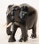 Anglo Indian Elephant Ebony Wood Hand Carved Sculpture For Sale - Image 13 of 13