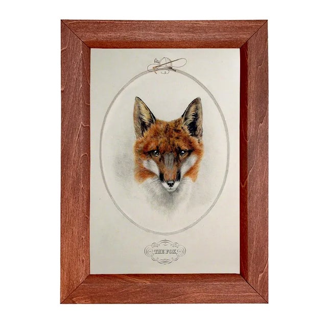 Cabin "The Fox" Framed Print For Sale - Image 3 of 3