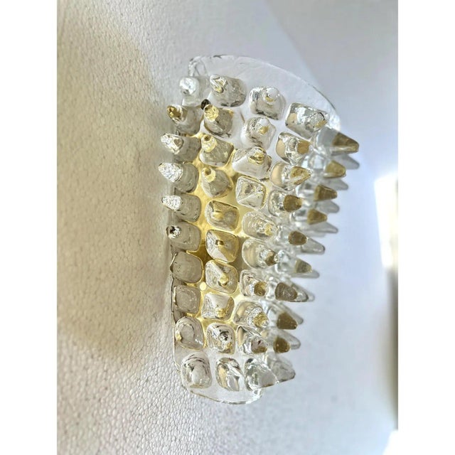 Italian Murano Glass Spikes Scenographic Wall Sconces by Simoeng For Sale - Image 4 of 7