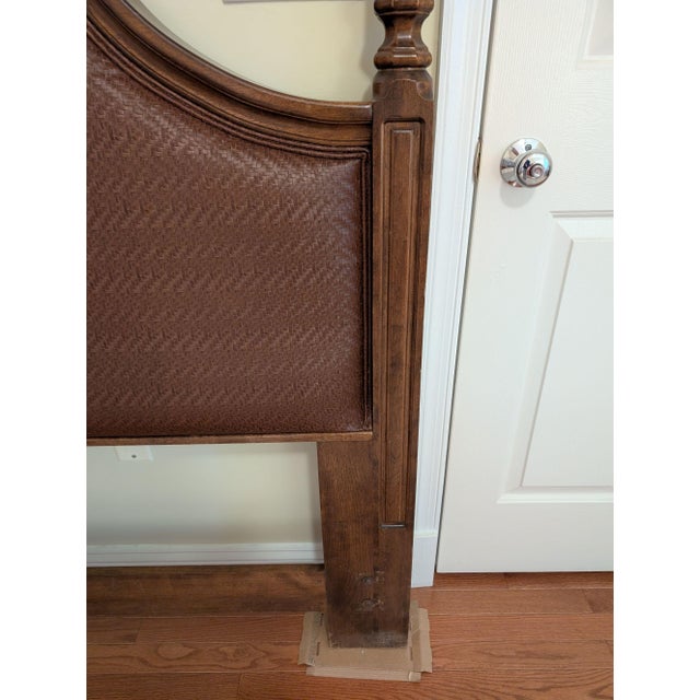 Brown 1970s Ethan Allen Queen Headboard For Sale - Image 8 of 18