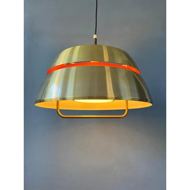 Mid-Century Space Age Lakro Amstelveen Pendant Lamp, 1970s For Sale - Image 6 of 11