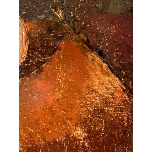 Otto Vautier, Flowers in a Vase, Oil on Canvas For Sale - Image 8 of 11